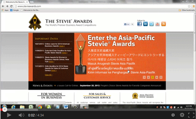 How to Enter the Asia-Pacific Stevie Awards