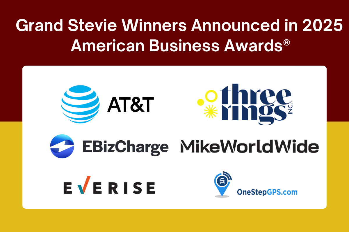 Grand Stevie® Award Winners Announced in 2025 American Business Awards®