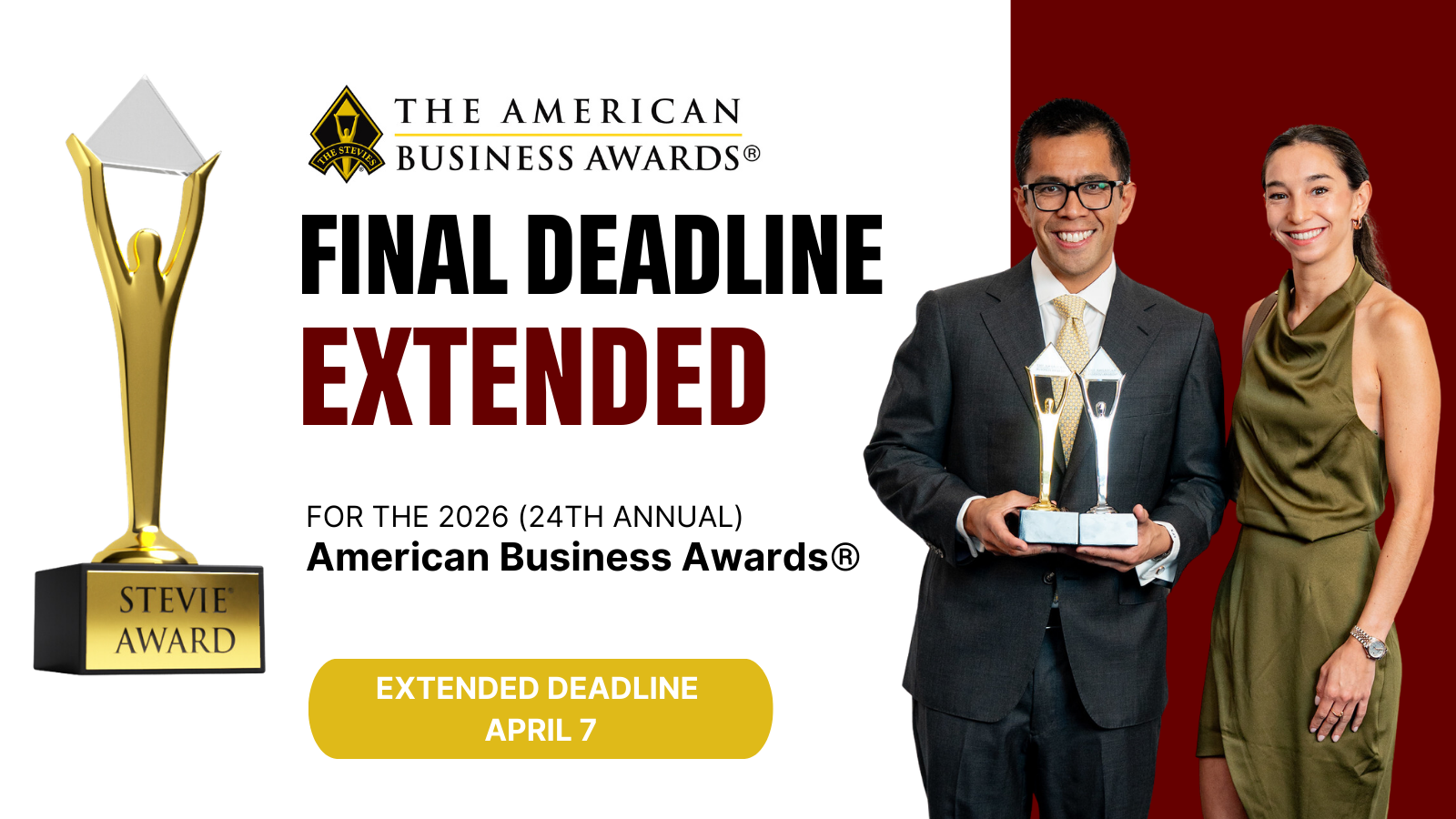ABA26 Extended deadline