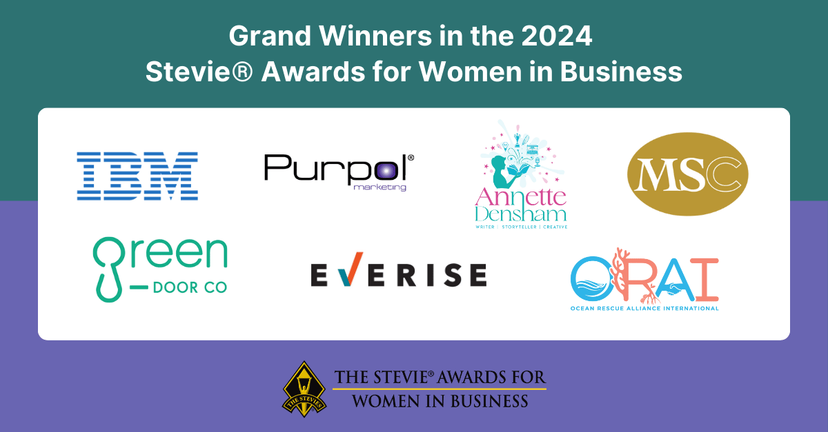 Winners in the 21st Annual Stevie® Awards for Women in Business Announced