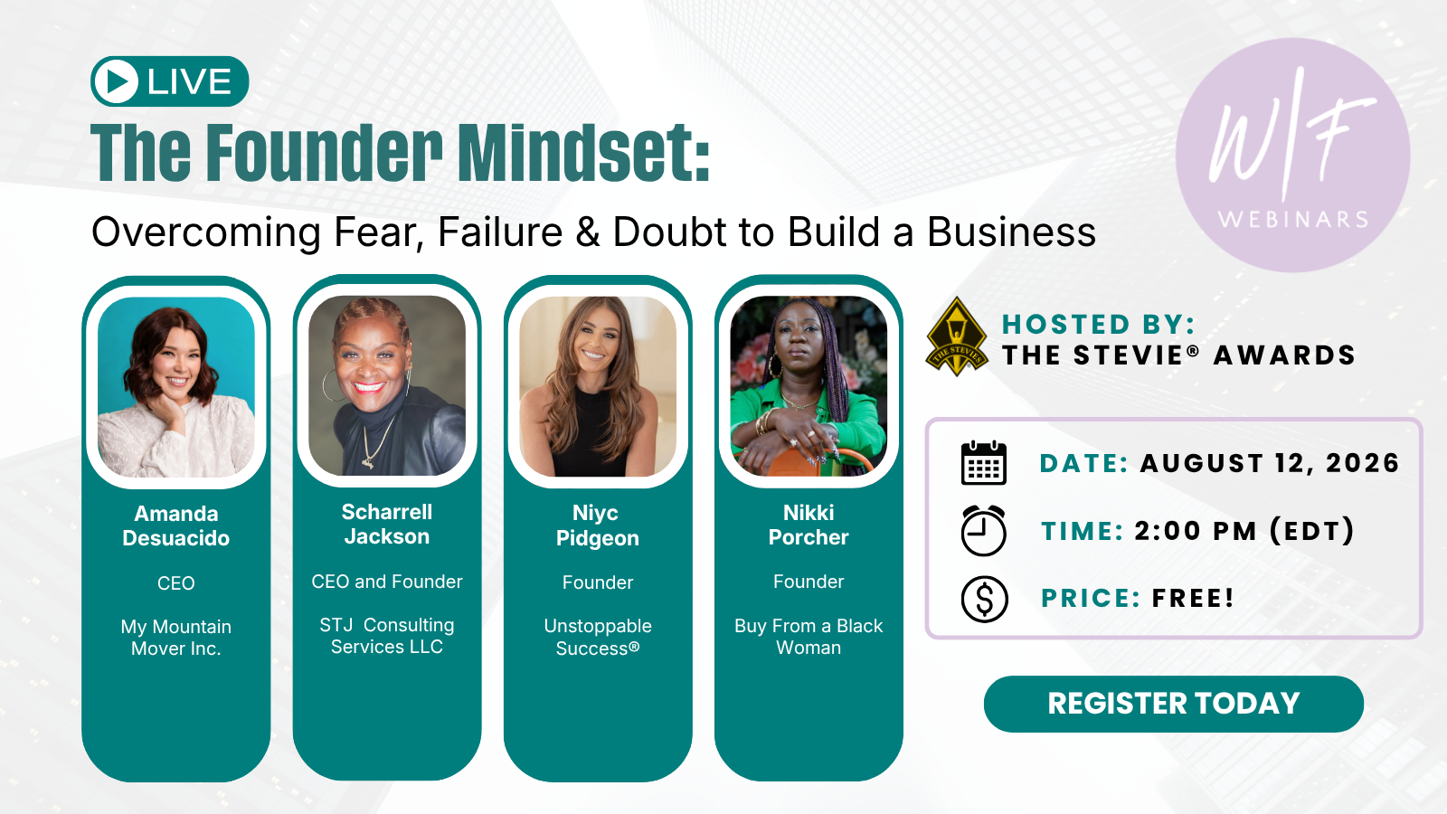 August Women Future Webinar