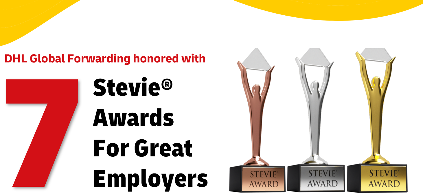 DHL Global Forwarding, Freight Takes Home Multiple Gold, Silver, Bronze Stevie Awards Honoring Achievement, Employee Incentives