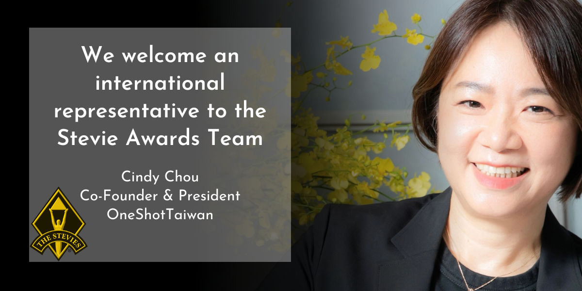 Taiwan Representative Joins Stevie® Awards Team to Increase International Recognition of Asia-Pacific Business Leaders, Workforce
