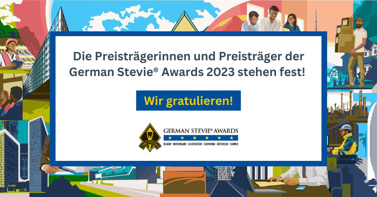 Preisträgerinnen und Preisträger der German Stevie® Awards 2023 stehen fest