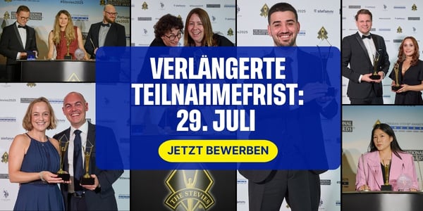 German Stevie® Awards 2026 verlängern Teilnahmefrist