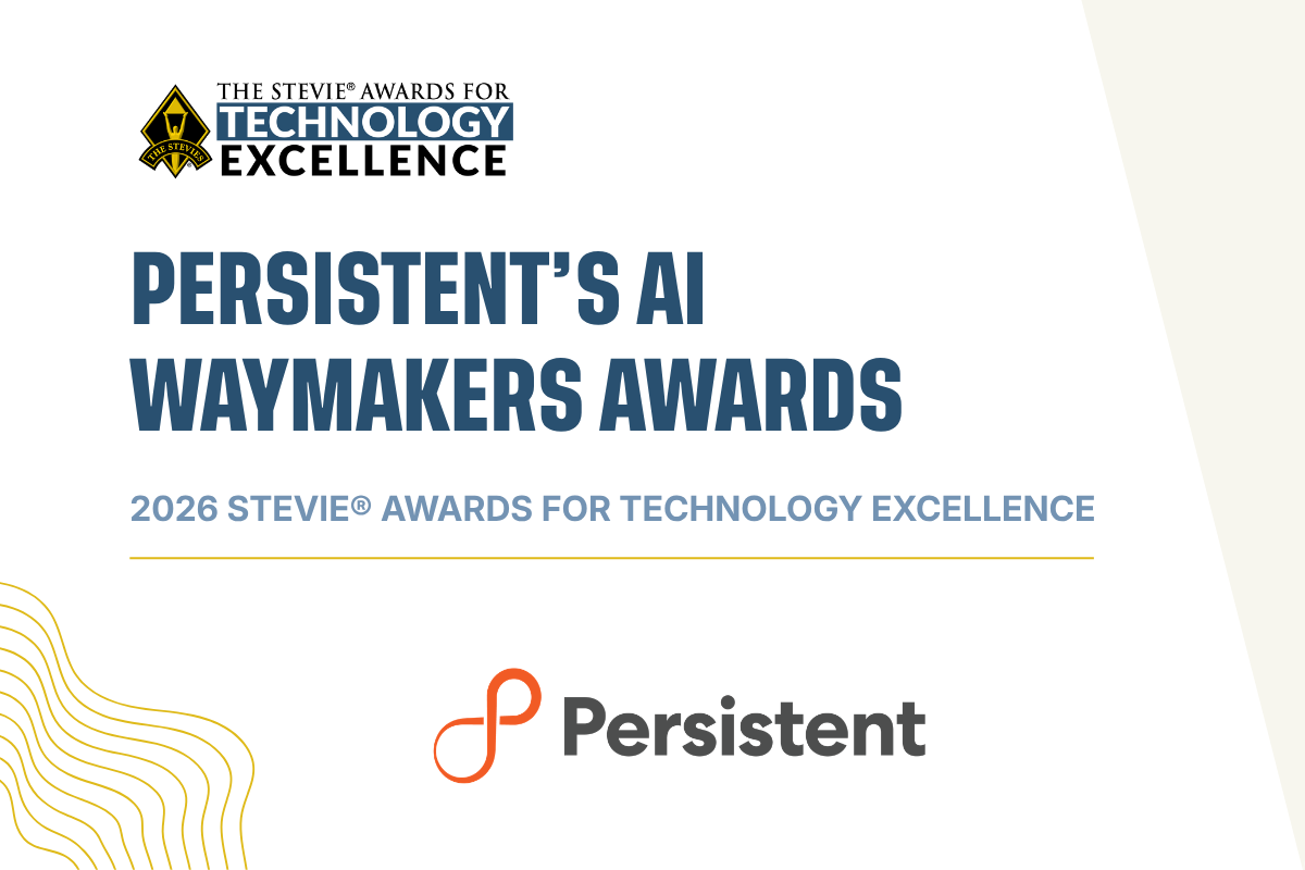 Finalists Announced in Persistent’s AI Waymakers Awards at the 2026 Stevie® Awards for Technology Excellence