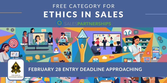 Sales Partnerships to Sponsor Ethics in Sales Award in the 2025 Stevie® Awards for Sales & Customer Service