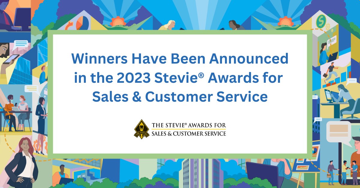 Winners Announced in 17th Annual Stevie Awards for Sales