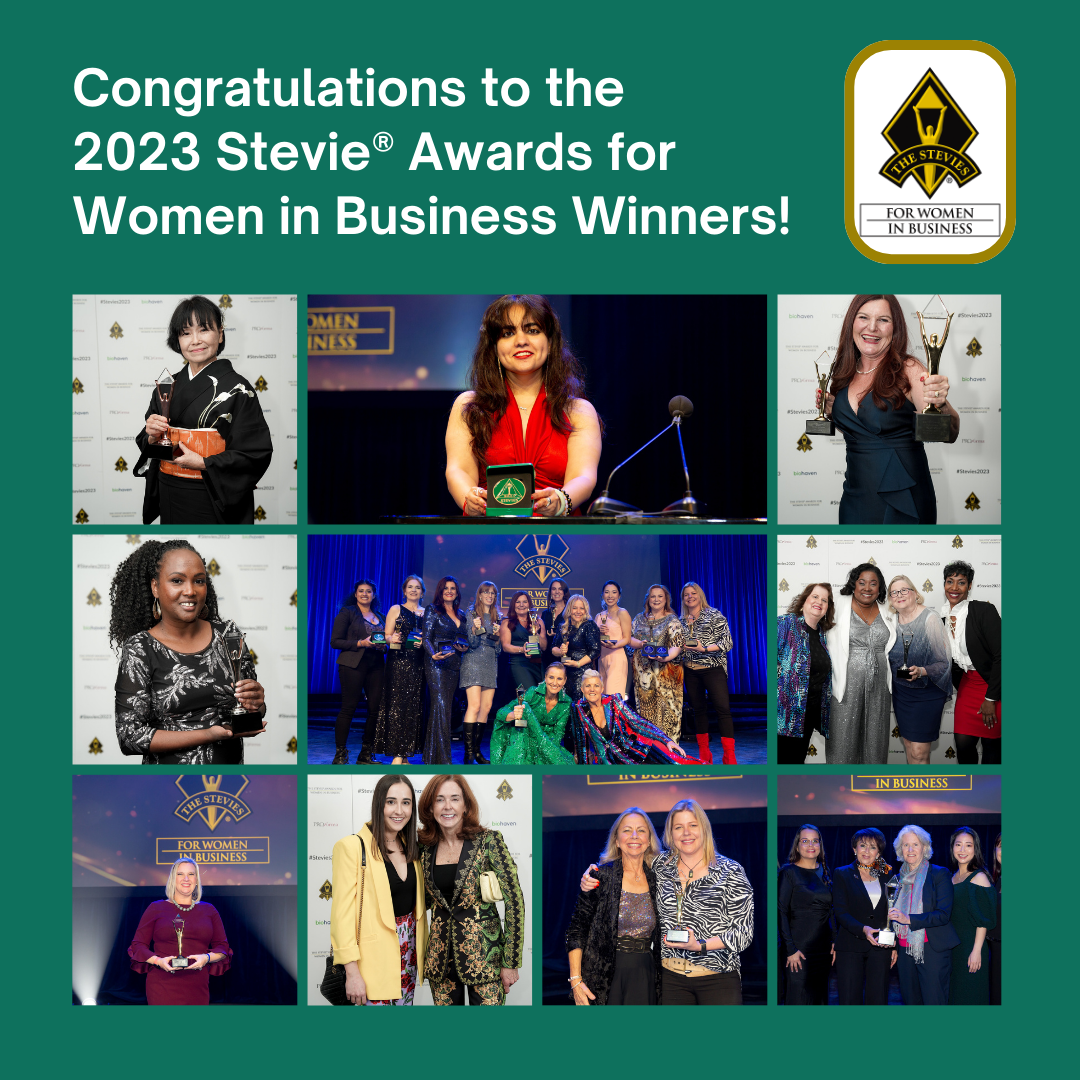 Gewinnerinnen der 20. jährlichen Stevie® Awards for Women in Business bekannt gegeben