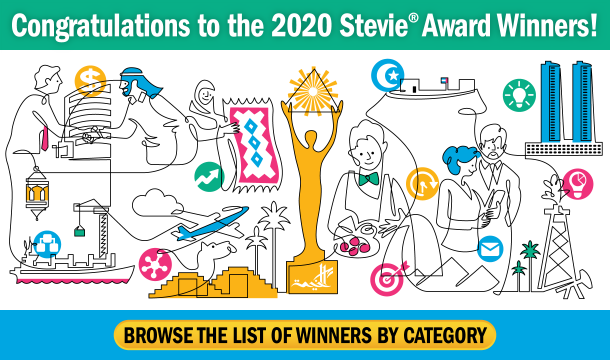 Winners In The 2020 Middle East Stevie Awards Announced