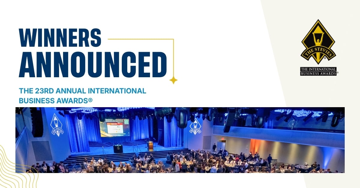 Stevie® Awards Announce Winners in The 23rd Annual International Business Awards® From Across the Globe