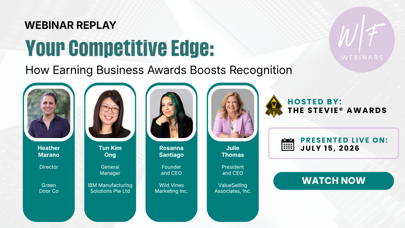 Women|Future July Webinar Recap: How Business Awards Boost Recognition and Credibility
